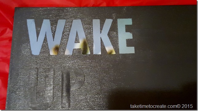 wake up and be awesome diy project