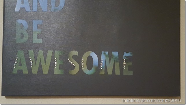 wake up and be awesome diy project