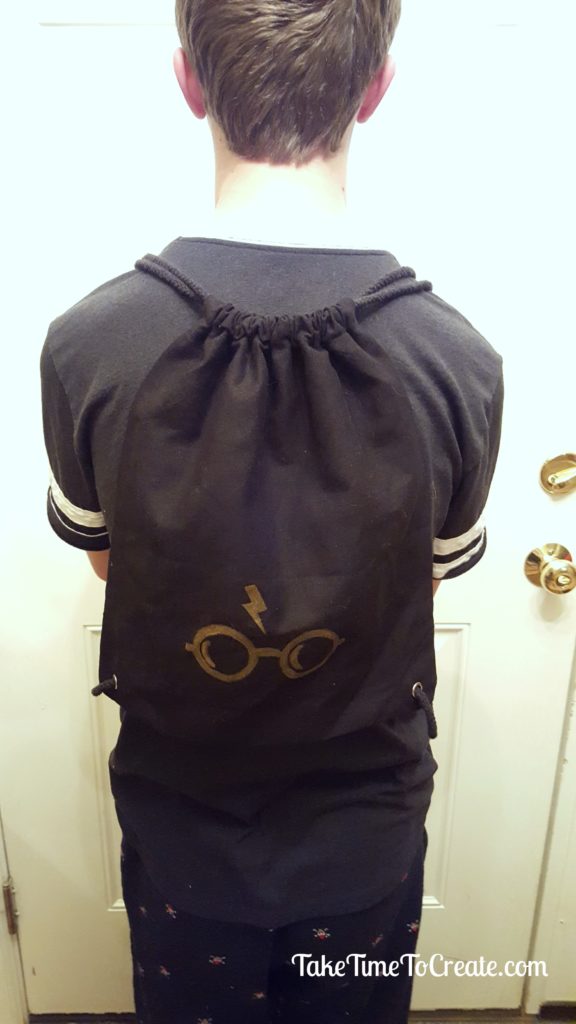 harry potter drawstring backpack