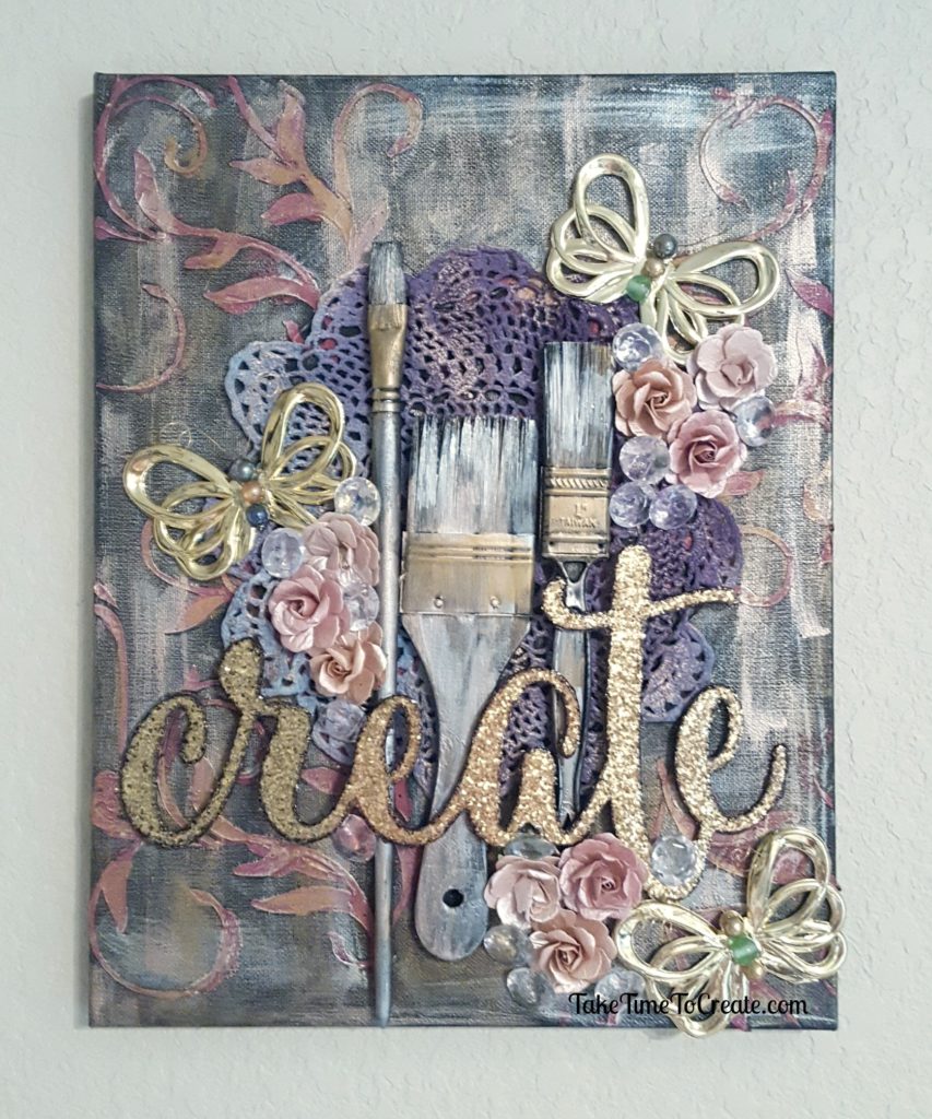 create mixed media canvas