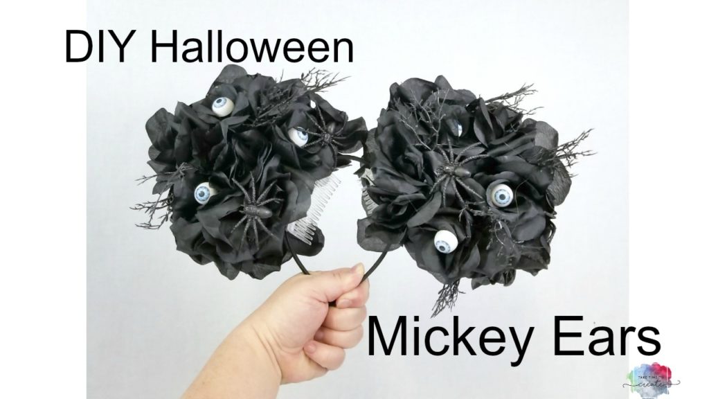 DIY Halloween Mickey Mouse Ears