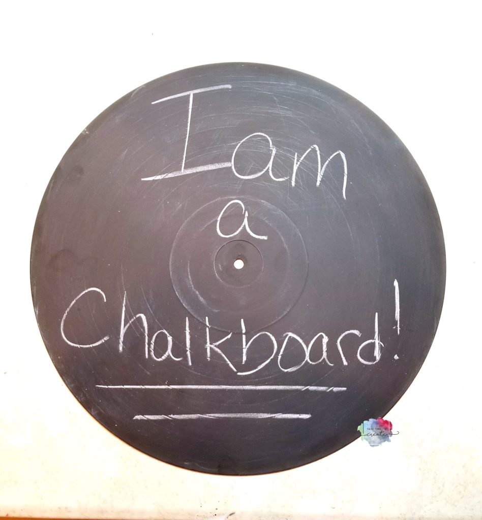 DIY Chalkboard record