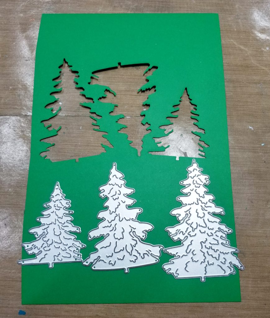 Christmas Card using Yupo Paper