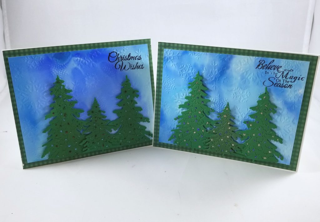 Christmas Card using Yupo Paper