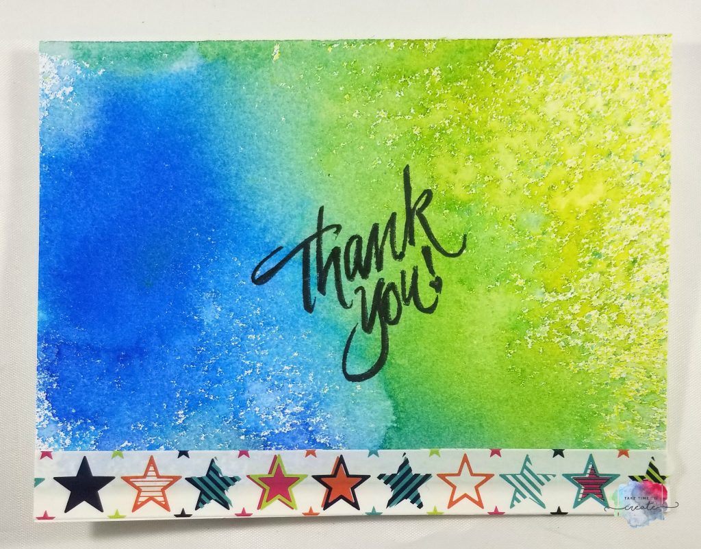 Watercolor thank you cards