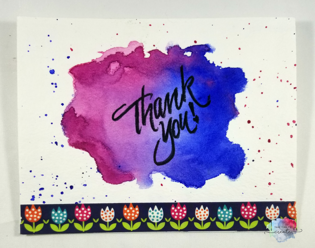 Easy DIY Thank You Cards (Ombré Watercolor) – K Werner Design Blog