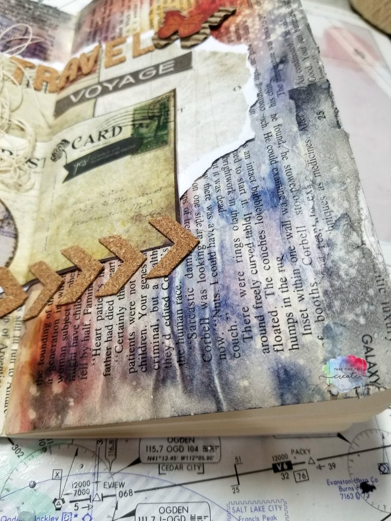 art journal travel page