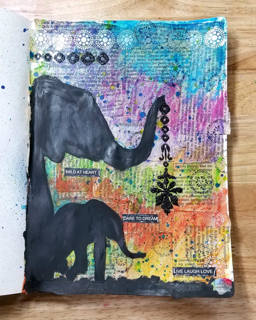 elephant art journal page